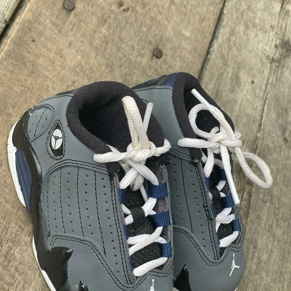air jordan 14 retro 'graphite navy' for babies
